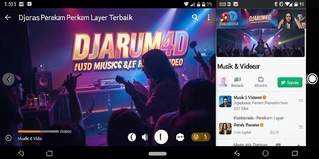Antarmuka pengguna DJARUM4D untuk perekaman layar yang intuitif.
