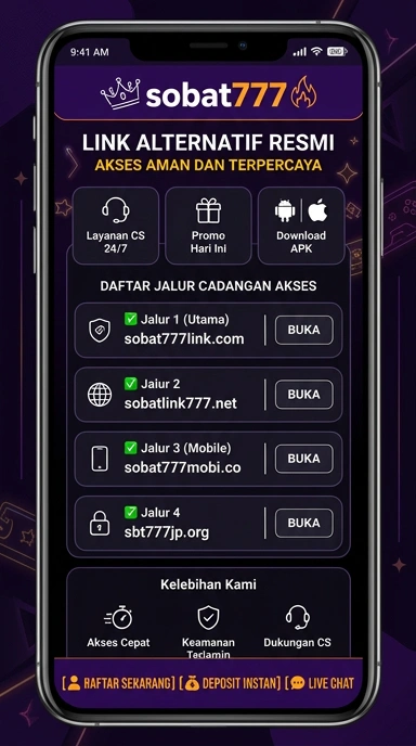 Halaman Link Alternatif Sobat777 untuk Pengguna Android