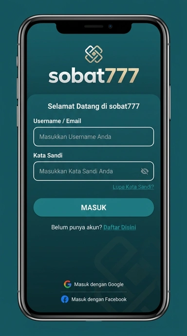 Masuk akun sobat777 untuk pengalaman maksimal